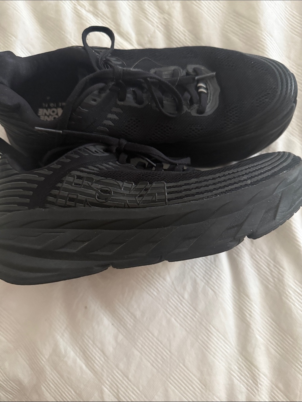 HOKA ONE ONE Women’s Black Lightweight Running Trainers